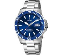 Festina Montre en acier inoxydable pour hommes Montre argentée élégante D2UF20531/3