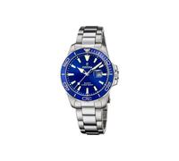 Festina Montre Femme Analogique Acier Inoxydable 316L Argenté - Mouvement à Quartz - Verre Minéral Haute Résistance - Étanche 10 ATM - Calendrier F20503/3