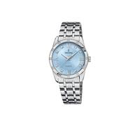 Festina Montre Femme Analogique Acier Inoxydable 316L Argenté - Mouvement Quartz - Verre Minéral Haute Résistance - Étanche 5 ATM F16940/E