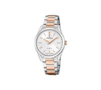Festina Montre Femme Analogique Acier Inoxydable 316L Argenté - Quartz - Verre minéral Haute résistance - Étanche 5 ATM F20620/1 - Mademoiselle