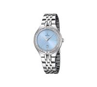 Festina Montre Femme Analogique Acier Inoxydable 316L Argenté - Quartz - Verre minéral Haute résistance - Étanche 5 ATM - Calendrier F16867/4 - Mademoiselle