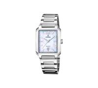 Festina Montre Femme Analogique Acier Inoxydable 316L Argenté - Quartz - Verre minéral Haute résistance - Étanche 5 ATM - Date F20679/2 - on The Square