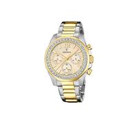 Festina Montre Femme Analogique Acier Inoxydable 316L Multi - Chronographe à Quartz - Verre Minéral Haute Résistance - Étanche 10 ATM F20607/3