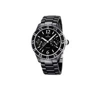 Festina Montre Femme Analogique Acier Inoxydable Céramique Noir - Quartz Multifonction - Verre minéral Haute résistance - Étanche 5 ATM - Special Prices F16622/2