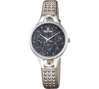 Festina Montre Femme Analogique Cuir Marron - Quartz - Verre minéral Haute résistance - Étanche 5 ATM - Élégante, Classique et Vintage - Special Prices F20407/3