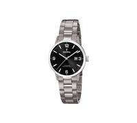 Festina Montre Femme Analogique Titane Gris - Mouvement à Quartz - Montres Femme - Verre Minéral Haute Résistance - Étanche 5 ATM - Calendrier F20436/3