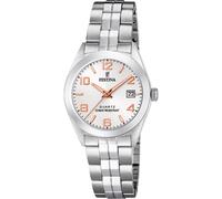 Festina Montre Femme F20438/4 Acier inox 316L Argenté Quartz Calendrier Verre minéral Étanche 10 ATM