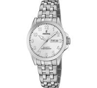 Festina Montre Femme F20455/1 – Acier 316L Argenté – Quartz, Verre minéral, 10 ATM, Calendrier