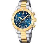 Festina F20604/3 Montre Femme Boyfriend Chronographe Quartz avec bracelet en acier inoxydable