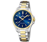 Festina Montre Femmes Acier Inoxydable Argent Or Solaire Energy Uf20655/4