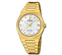 Festina Montre Femmes Acier Inoxydable Or Fabriqué en Suisse UF20033/1