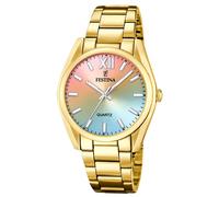 Festina Montre Femmes Acier Inoxydable Or festina Petit Ami Montre Uf20640/7