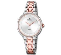 Festina Montre Femmes Mademoiselle Montre Acier Inoxydable Argent Rosé UF20626/1