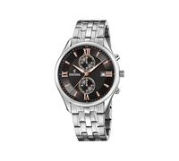 Festina Montre Homme Acier 316L Argent - Chronographe Quartz, Date, Verre Minéral Résistant - F6854/7 Timeless Chronograph