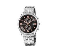 Festina Montre Homme Acier 316L Argent - Chronographe Quartz, Date, Verre Minéral Résistant - F6854/7 Timeless Chronograph