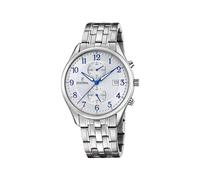 Festina Montre Homme Acier 316L Argent - Chronographe Quartz, Date, Verre Minéral Résistant - F6854/A Timeless Chronograph