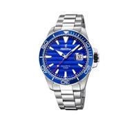 Festina Montre Homme Analogique - Acier Inoxydable 316L Argenté - Quartz - Calendrier - Verre Minéral Haute Résistance - Étanche 10 ATM - Casual - F20360/1 Special Prices