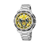Festina Montre Homme Analogique - Acier Inoxydable 316L Argenté - Quartz - Chronographe - Calendrier - Verre Minéral Haute Résistance - Étanche 20 ATM - F20724/4 Chrono Bike