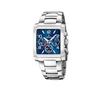 Festina Montre Homme Analogique - Acier Inoxydable 316L Argenté - Quartz - Chronographe - Verre Minéral Haute Résistance - Étanche 5 ATM - F20652/1 Special Prices