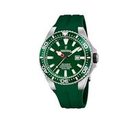 Festina Montre Homme Analogique avec Bracelet en Caoutchouc Vert - Mouvement Quartz - Calendrier - Verre Saphir Haute Résistance - Étanche 20 ATM F20664/2 The Originals