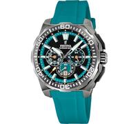 Montre Chrono Homme Festina F20725/6 Avec Bracelet En Caoutchouc