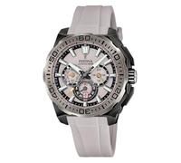 Festina Montre Homme Analogique de Caoutchouc Gris - Mouvement à Quartz - Chronographe - Calendrier - Verre Minéral Haute Résistance - Étanche 20 ATM - F20726/1 Chrono Bike
