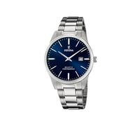Festina Montre Homme Analogique en Acier Inoxydable 316l Argenté
