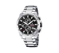 Festina Montre Homme Analogique en Acier Inoxydable 316L - Mouvement Quartz - Chronographe - Calendrier - Verre Minéral Haute Résistance - Étanche 10 ATM - Casual F20463/4 Chrono Sport