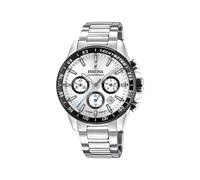 Festina Montre pour Homme F20560/1 Timeless Chronograph Boîtier en Acier Inoxydable Gris Bracelet en Acier Inoxydable Gris