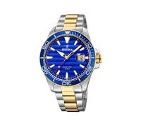 Festina Montre Homme Analogique en Acier Inoxydable 316l Multicolore | Mouvement à Quartz, Calendrier, Verre Minéral Haute Résistance, Étanche 10 ATM F20362/4 Special Prices