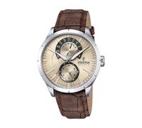 Festina Montre Homme Analogique en Cuir Marron