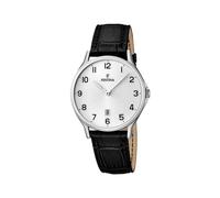 Montre festina Classics argenté, Bracelet Cuir, Homme
