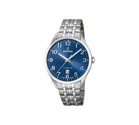 Festina Montre Homme Analogique - Titane Gris - Quartz - Calendrier - Verre Minéral Haute Résistance - Étanche 10 ATM - F20466/2 Calendario Titanium