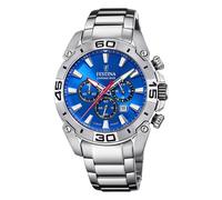 Montre FESTINA pour Homme F20543/2 Chrono Bike Boîtier en Acier Inoxydable Gris Bracelet en Acier Inoxydable Gris