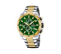 Festina Montre Homme F20562/3 Chrono Sport - Acier inox 316L, Quartz, Chronographe, 10 ATM, cadran vert