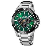 Festina Montre Hommes Acier Inoxydable Argent Chrono Bike UF20641/A