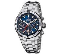 Festina Montre Hommes Acier Inoxydable Argent Chrono Bike UF20670/1