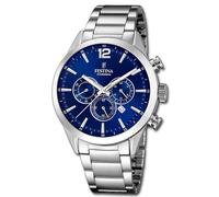 Festina Montre Hommes Acier Inoxydable Argent Timeless Chronographe UF20343 /