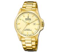 Festina Montre Hommes Acier Inoxydable Or Fabriqué en Suisse UF20044/4
