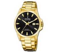Festina Montre Hommes Acier Inoxydable Or Fabriqué en Suisse UF20044/6