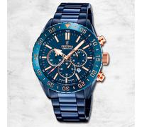 Festina Montre Hommes Céramique F20576/1 Montre Acier Inox Noir UF20576 /