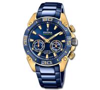 Festina Montre Hommes Chrono Bike F20547/1 Acier Inoxydable Bleu UF20547/1