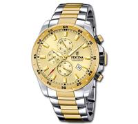 Festina Montre Hommes Chronographe Sport Acier Inoxydable Argent Or UF20562/1