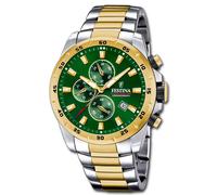 Festina Montre Hommes Chronographe Sport Acier Inoxydable Argent Or UF20562/3