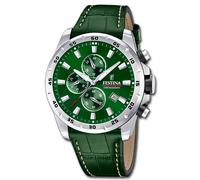 Festina Montre Hommes Cuir Vert festina Timeless Chronographe Montre UF20692/3
