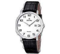Festina Montre Hommes F16476/1 Analogue Cuir Montre Classique Noir UF16476/1