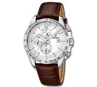 Festina Montre Hommes F16760/1 Chronographe Cuir Montre Sport Braun UF16760/1