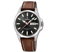 Festina Montre Hommes F20358/2 Cuir Élégant Montre Classique Braun UF20358/2