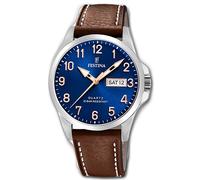Festina Montre Hommes F20358/B Acier Inox Bracelet Classique Braun UF20358/B