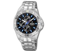 Festina Montre Hommes F20445/6 Acier Bracelet Multifonction Argent UF20445/6
